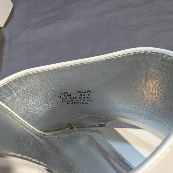 Circus NY by Sam Edelman Women's Miranda Two Piece Platform Sandals - White 9.5 - Picture 7 of 14